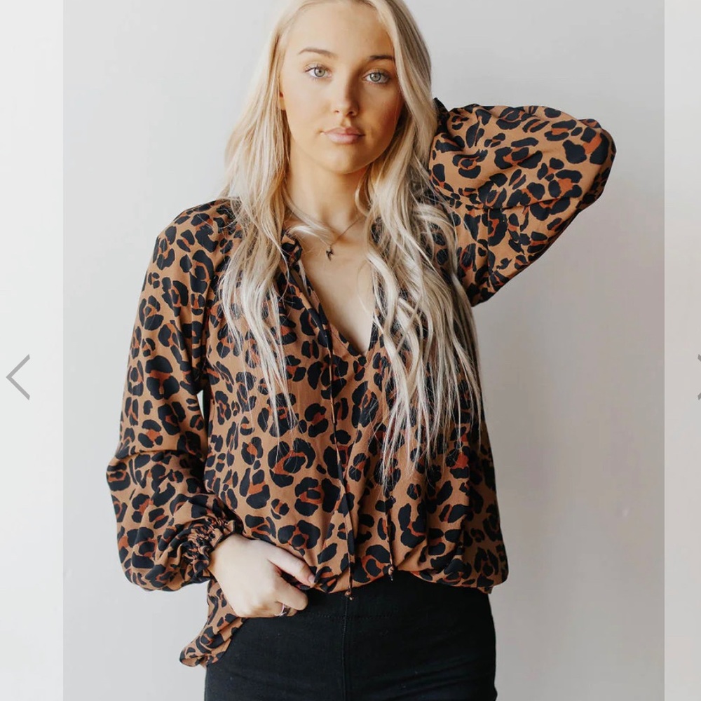 SHOW ME YOUR MUMU - CHARLENE TUNIC | CARAMEL CHEETAH Size L